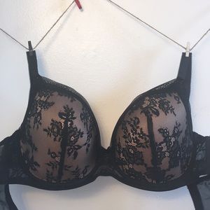 Beautiful black lace Adore Me bra